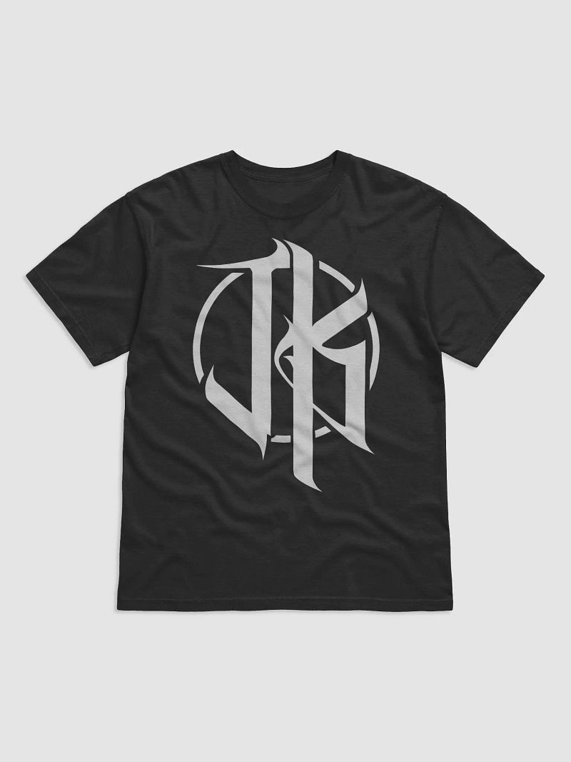 JK Logo T-Shirt (White on Black)
