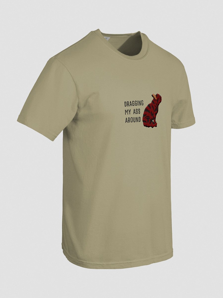 Dragging My Ass Around T-Shirt(Embroidered) of a French Bulldog(Brindle) product image (18)