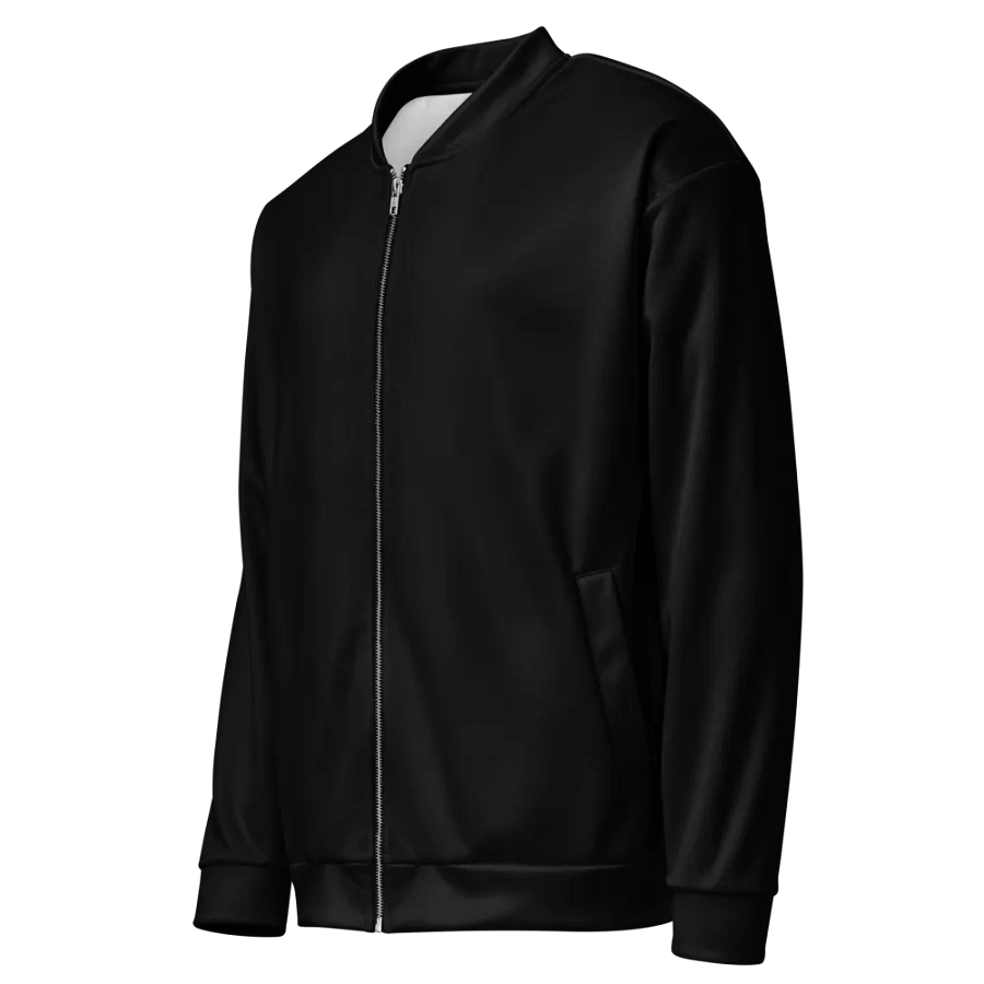 Deep and Dark Exclusive Premium Dark Black Bomber Jacket product image (3)