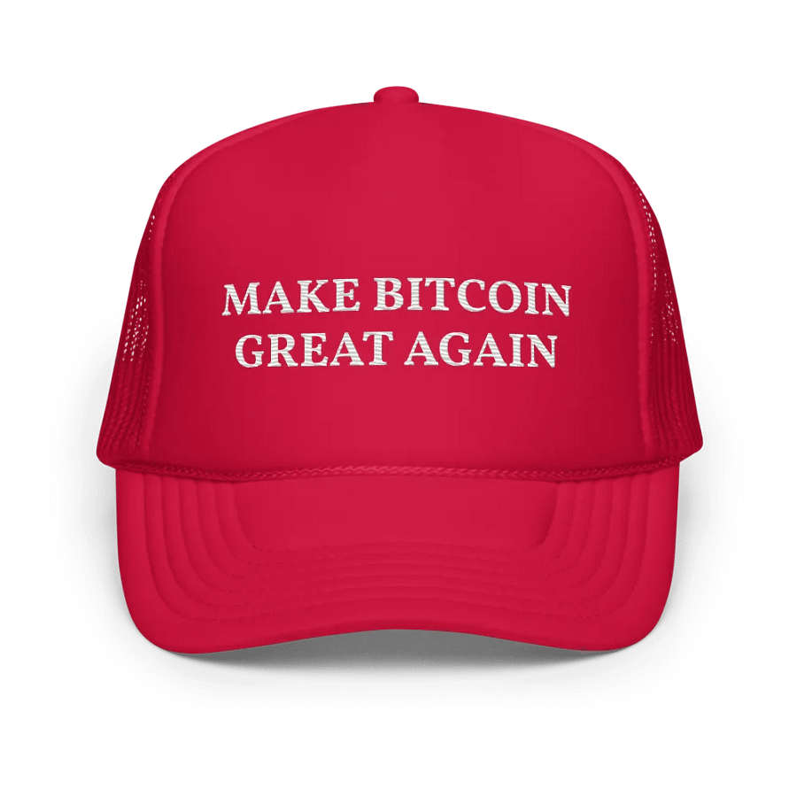Make Bitcoin Great Again - Embroidered Trucker Cap Hat product image (1)