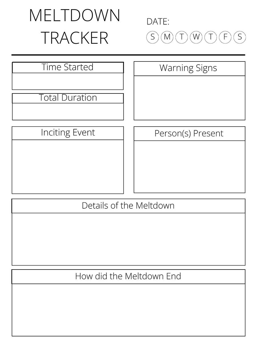 Autism Planner PDF product image (3)