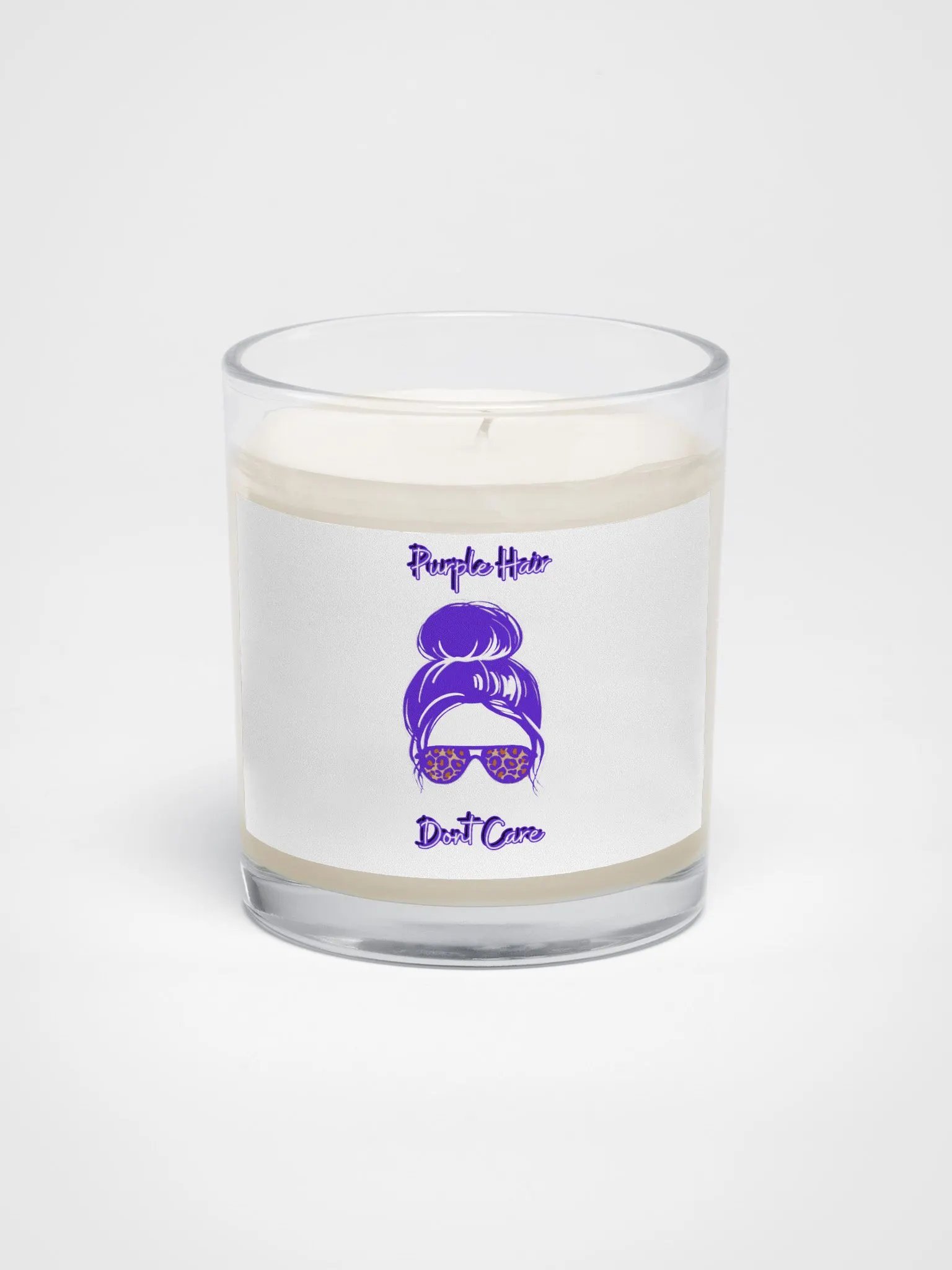 Purple Hair, Don't Care Soy Wax Candle product image (1)
