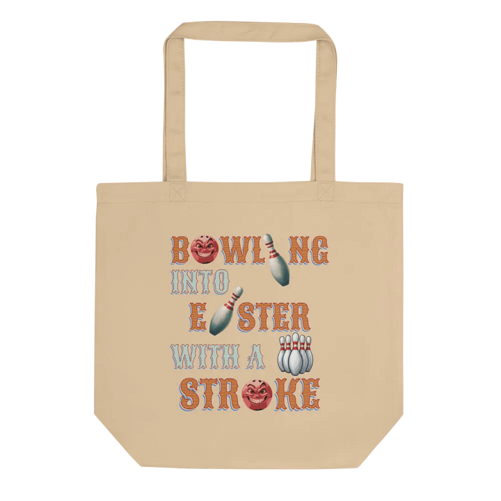 Bowling Into Easter With A Strike Vintage Fun Tote Bag product image (1)