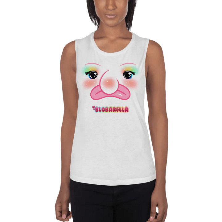 Blobarella Face Women's Tank Top product image (1)