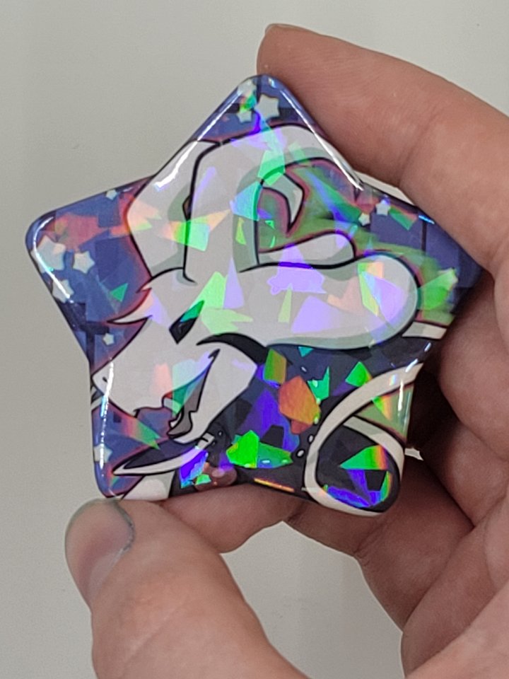 Asriel star button pins product image (2)