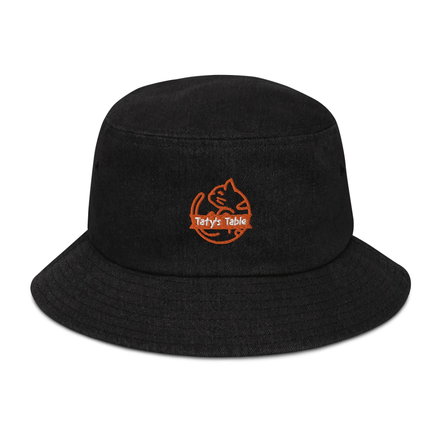 Taty's Table Denim Embroidered Bucket Hat product image (1)