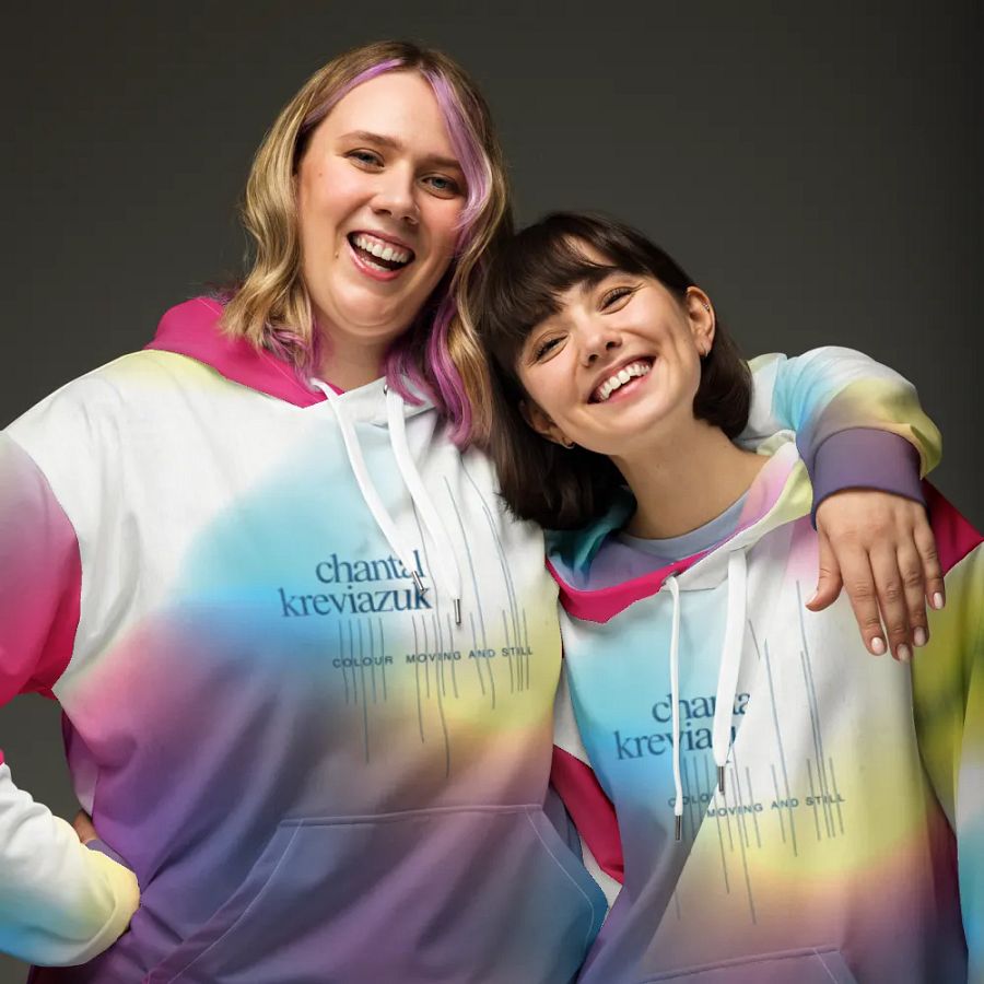 COLOUR MOVING AND STILL 25TH ANNIVERSARY COLOR ALL OVER HOODIE product image (7)