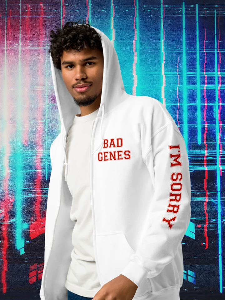 (2 sided) Bad Genes zip hoodie product image (1)