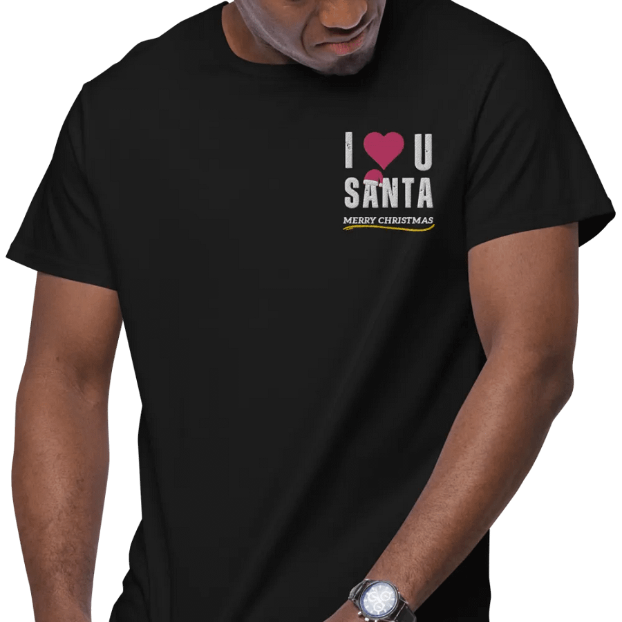 I love Santa Premium Cotton T-Shirt product image (5)