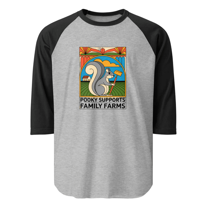 Pooky's Farming Adventure Raglan Tee product image (1)