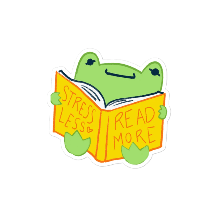 Stress Less, Read More magnet product image (2)