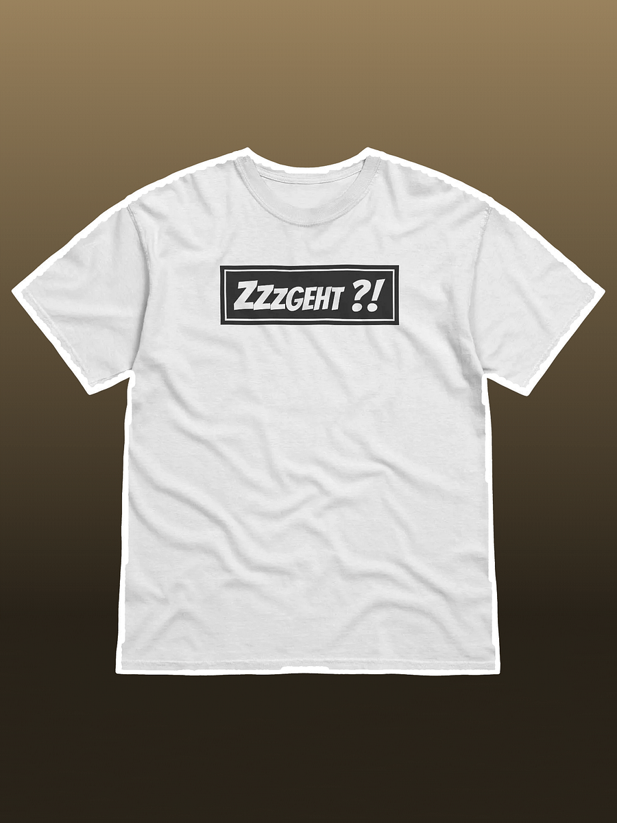 "Zzzgeht ?!" White Shirt product image (4)
