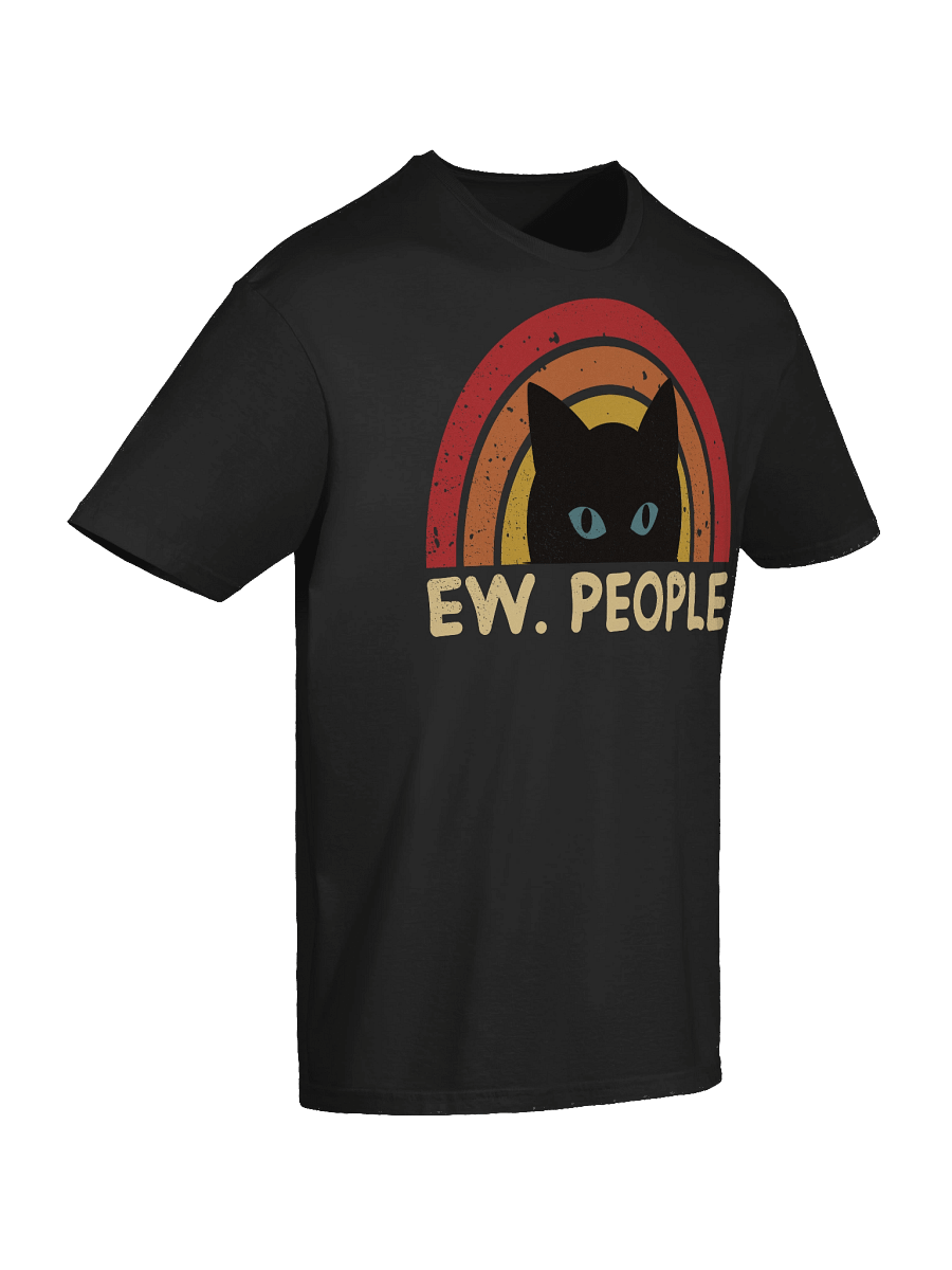 Ew. People Retro Cat Rainbow T-Shirt product image (59)