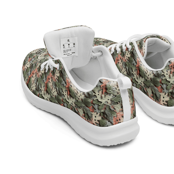 SYNTHETIC LEAVES CAMO PATTERN MEN'S ATHLETIC SHOES product image (2)