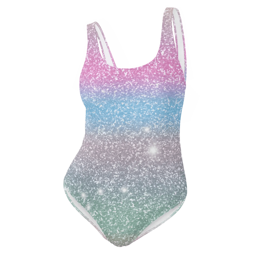 Glitter Unicorn Texture Design One Piece Swimsuit (6) product image (11)