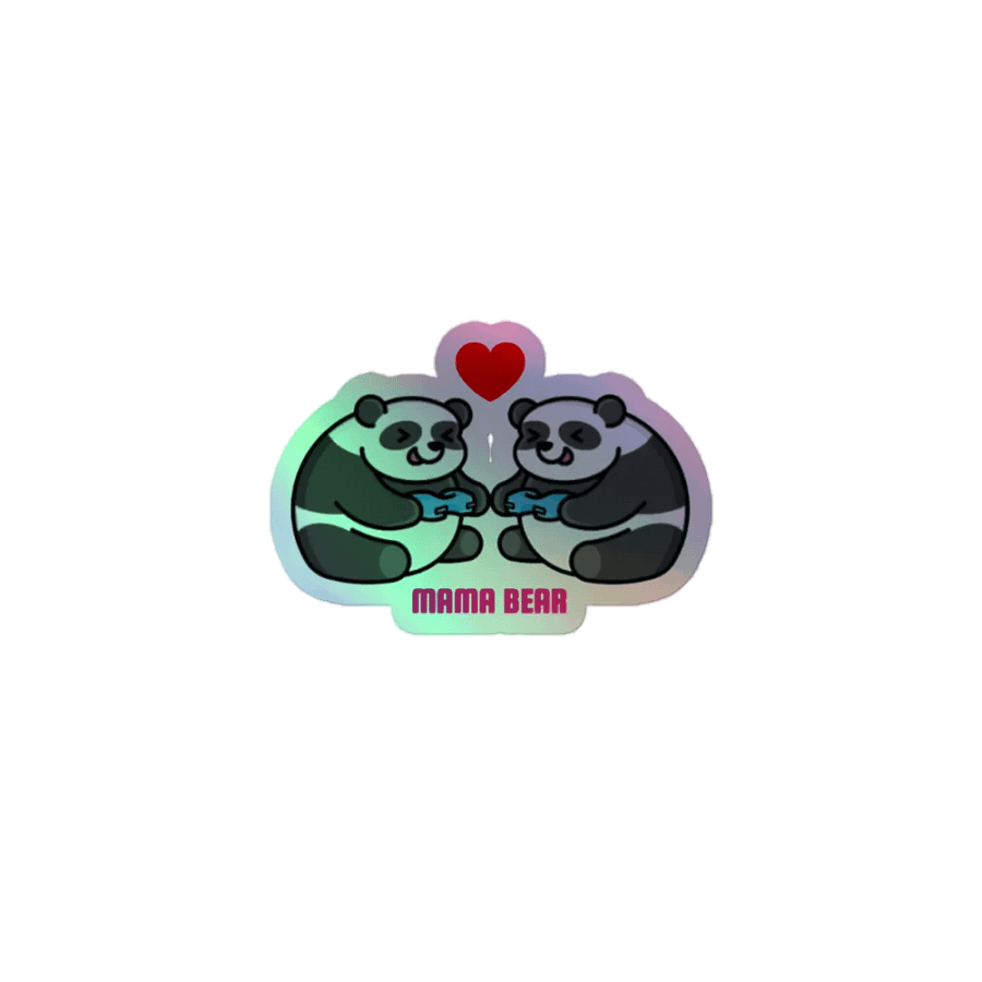 Mama Bear Holographic Sticker product image (1)