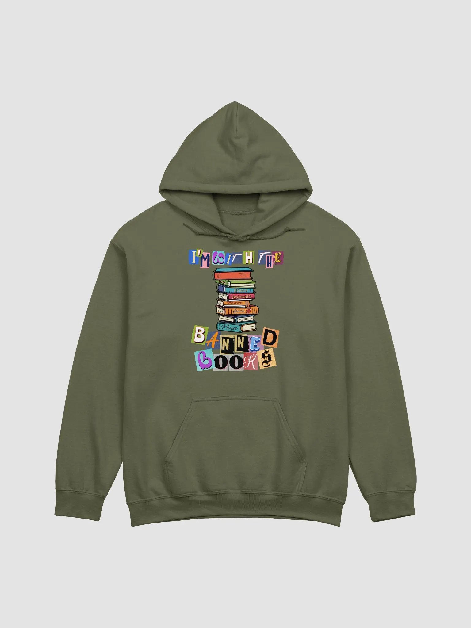 Im With The Banned Books Stack Hoodie product image (19)