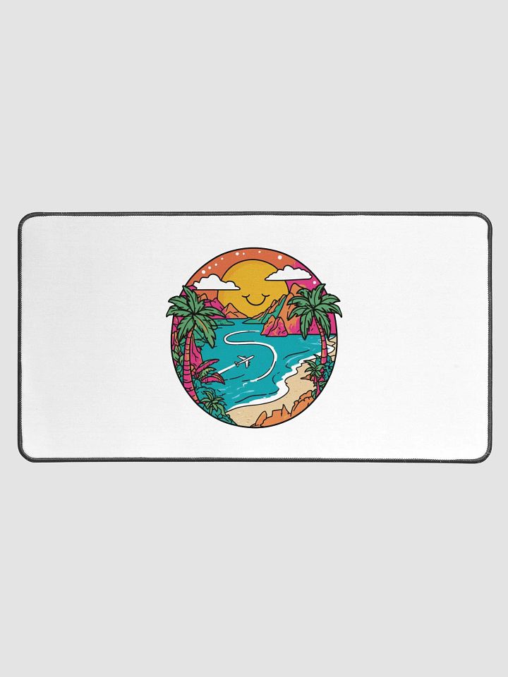 Desk Mat 15.5" x 31.5" | AI Design Travel Icon product image (1)