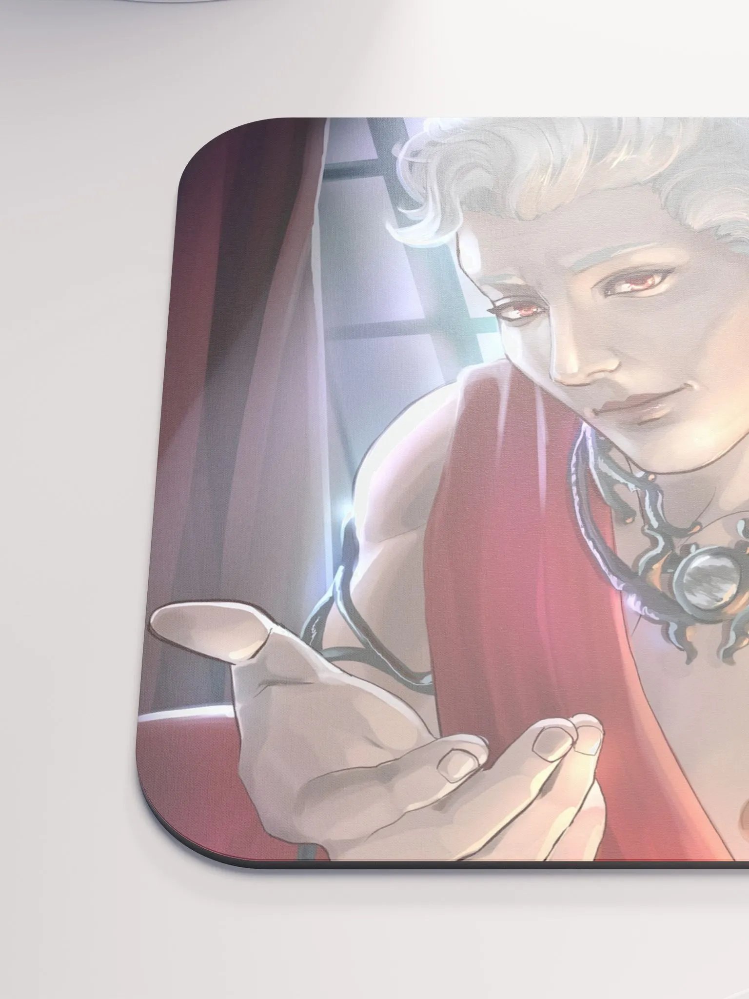Vampire Valentine - Romantic Pinup Game Fanart - Game Mousepad - Art by CosmicChroma product image (6)