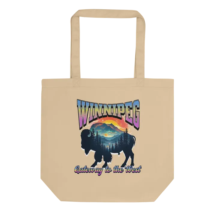 Winnipeg Gateway To The West Bison Eco Tote product image (1)