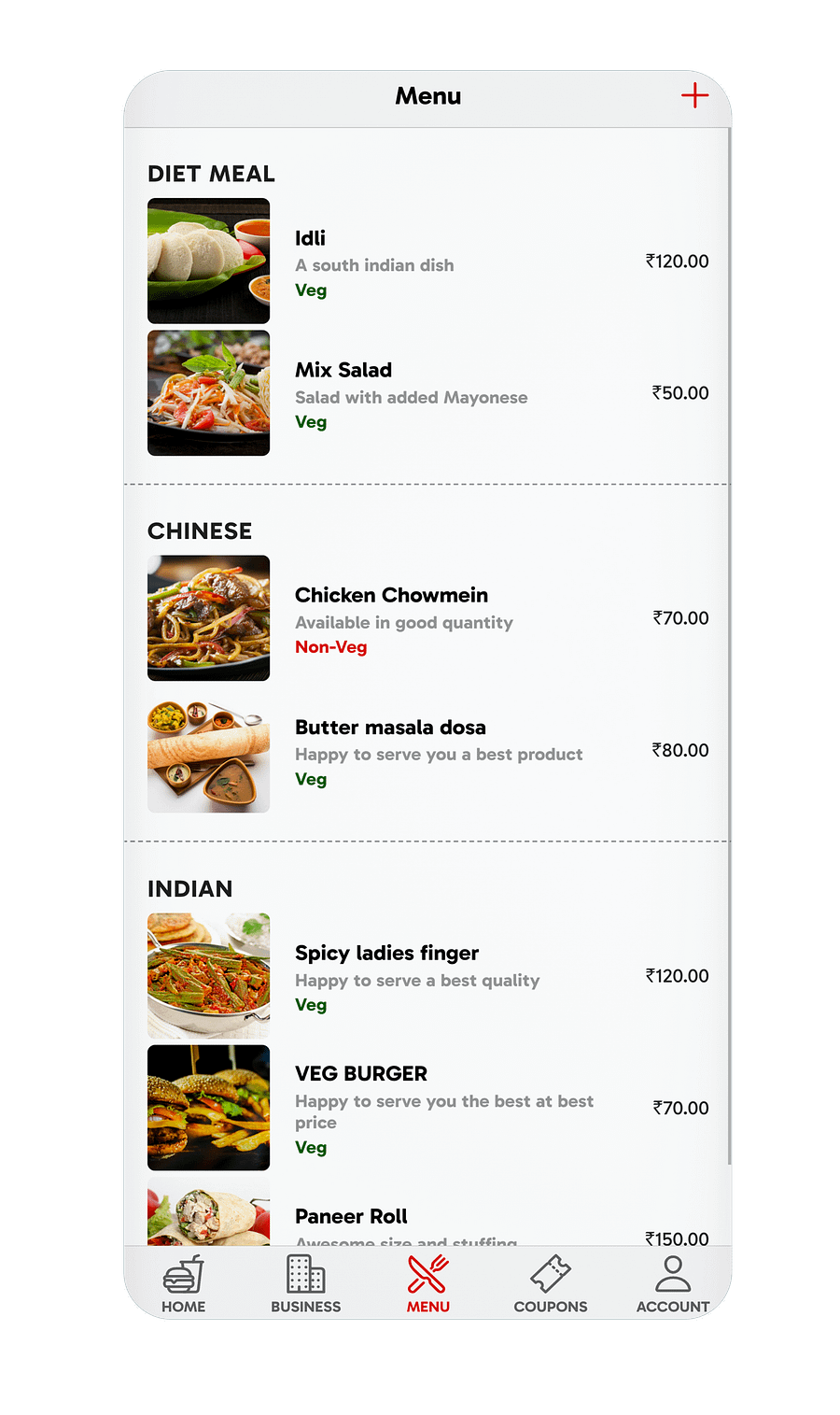 Ionic 8+ Restaurant Food Delivery App UI Template product image (5)