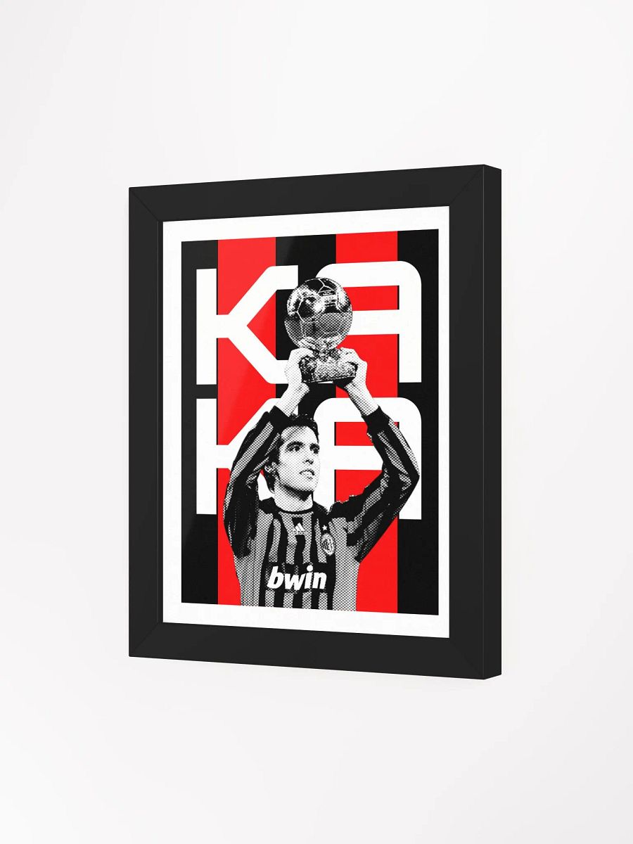 Kaká BW AC Milan Name Art Framed Print product image (4)