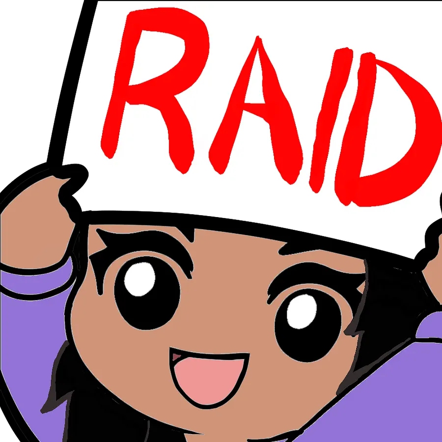 Raid Emote - Black Hair, Brown Skin product image (1)