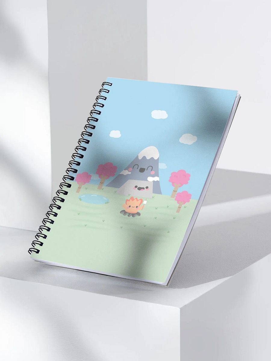 Cute Kawaii Camping Scene Notebook product image (4)