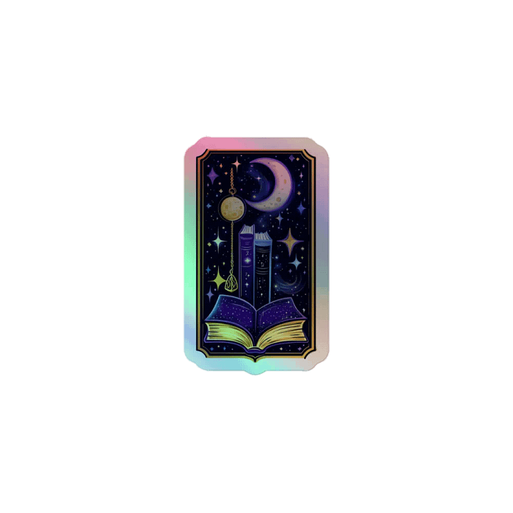Enchanted Bookmark Holographic Sticker product image (1)