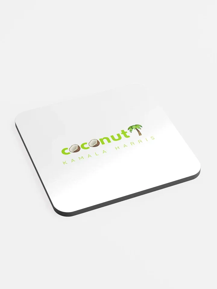 Coconut Tree x Kamala Harris Glossed Cork Coaster product image (2)
