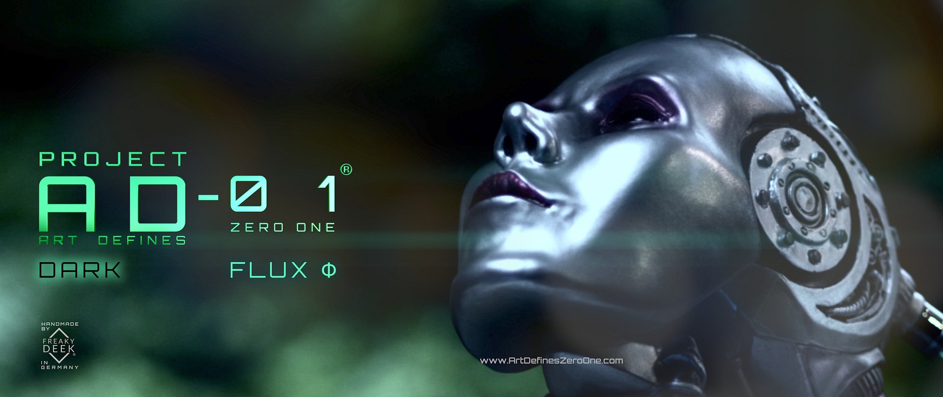 Dark FLUX Φ DF-1L1 - A humanmade Android - Project AD-01 - Art Defines Zero One product image (1)