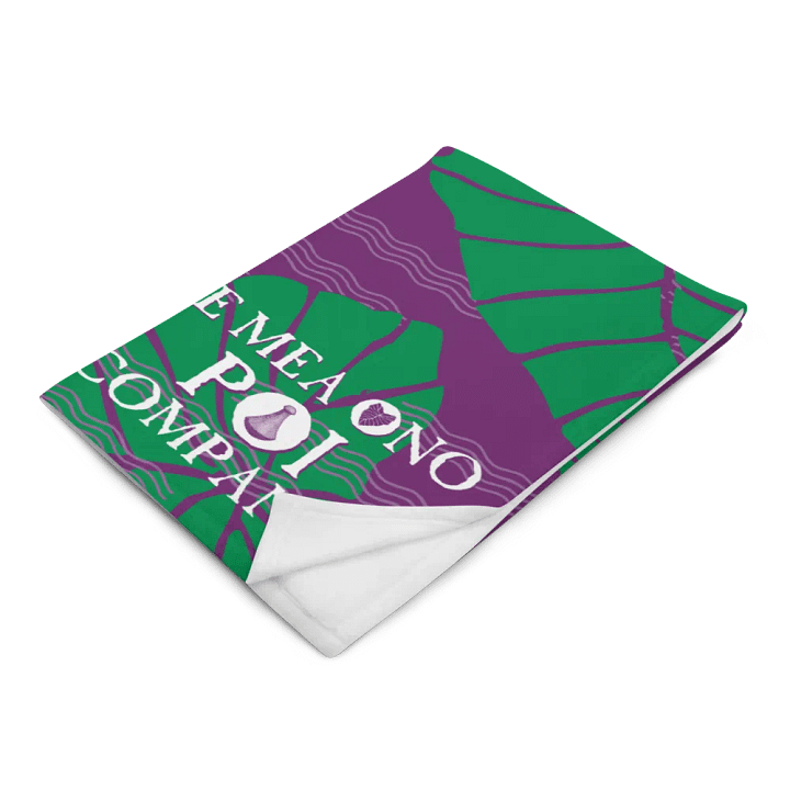 He Mea Ono Poi Throw Blanket product image (2)