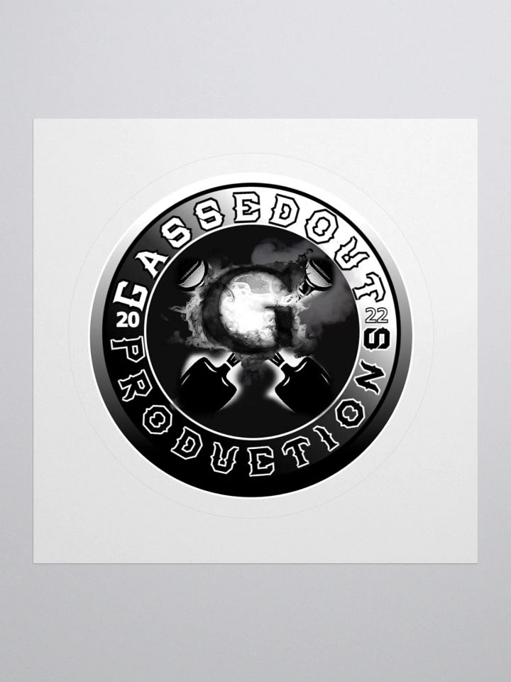 GassedOut Shovel Logo Sticker product image (1)