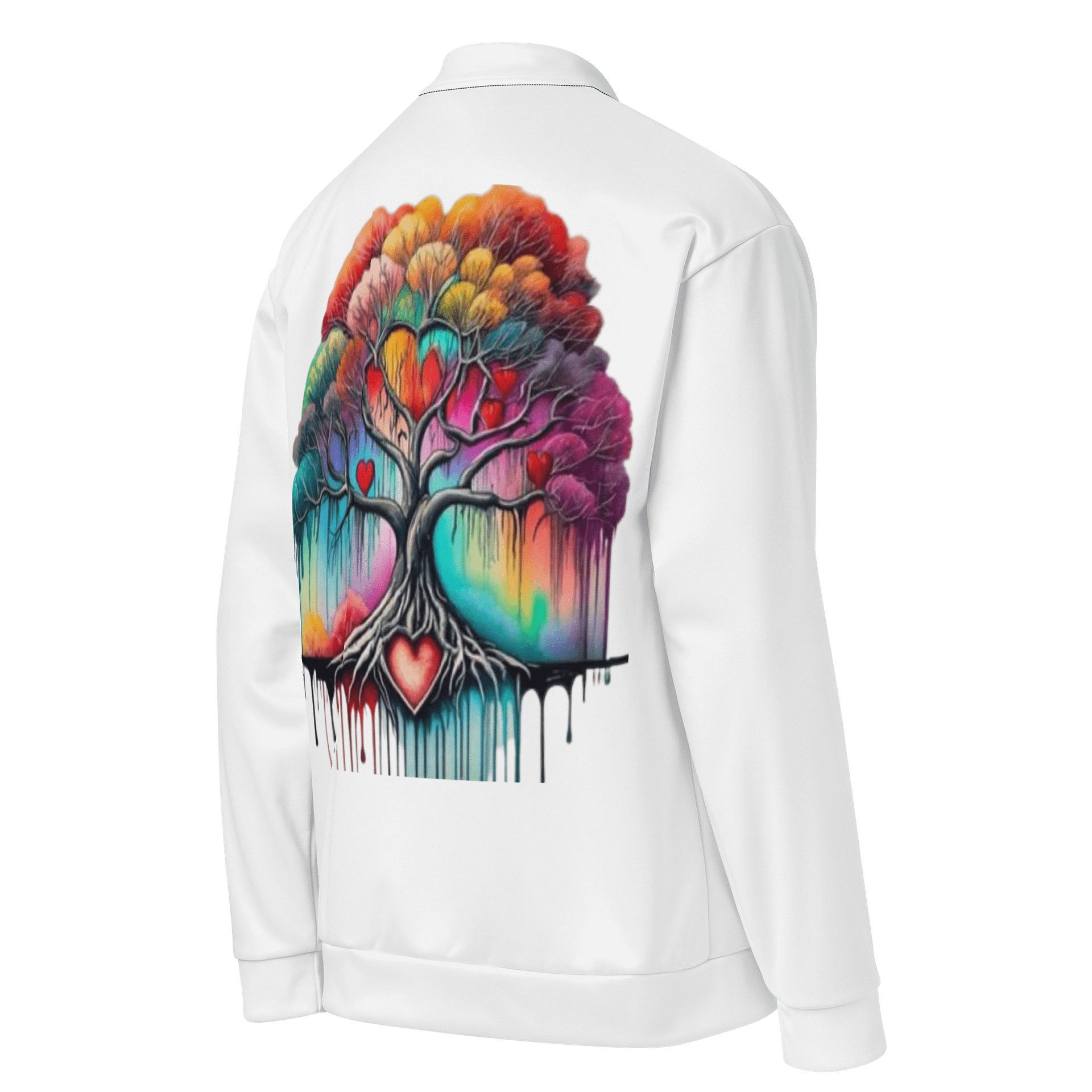 Heartfelt Foliage All-Over Bomber Jacket product image (2)