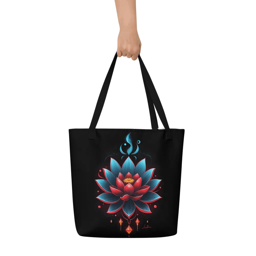 Mystical Lotus Symphony Tote product image (6)