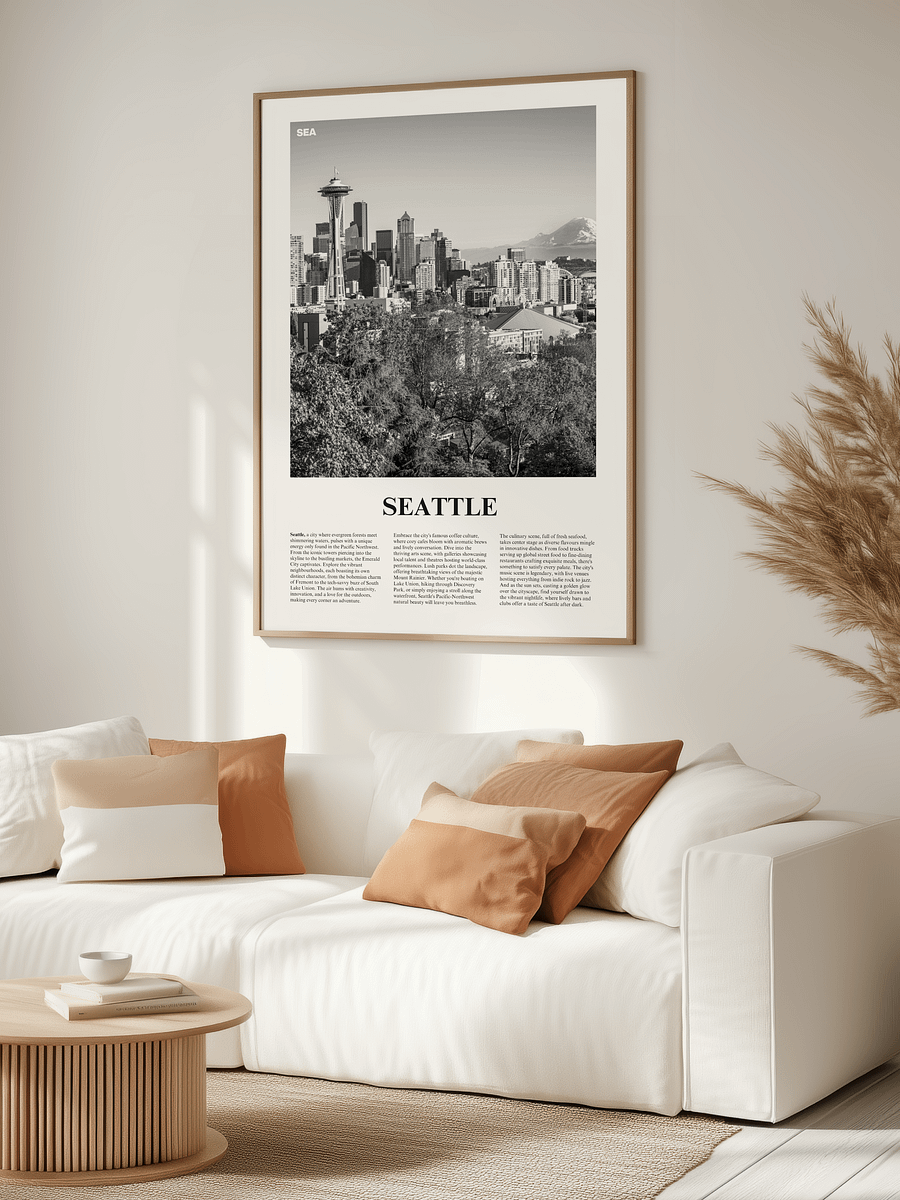 Seattle 01 Newspaper Poster product image (7)