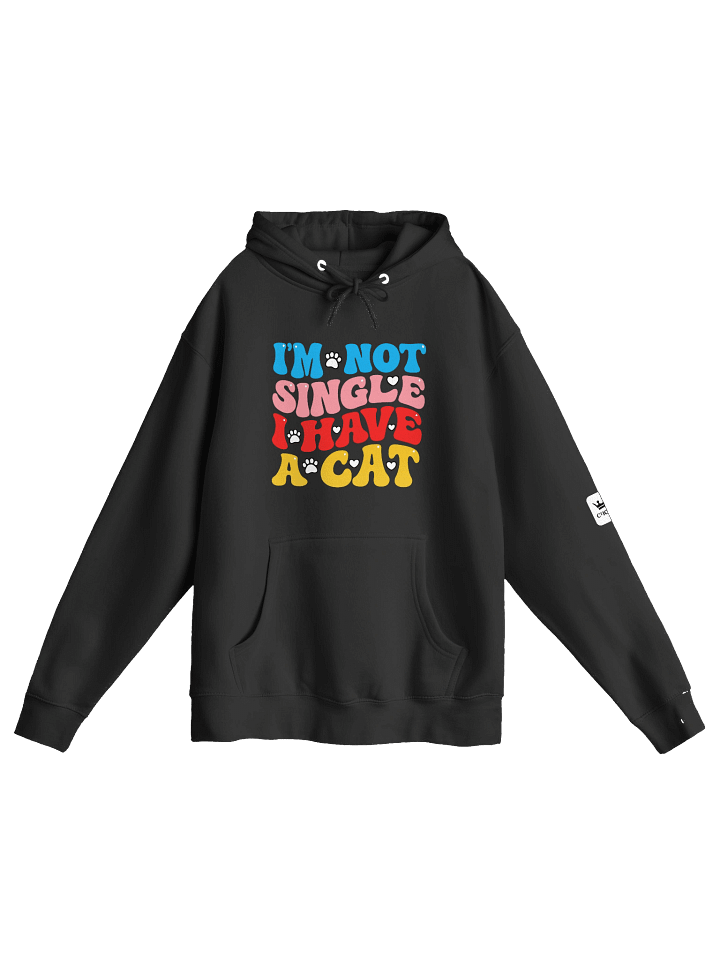 I’m Not Single, I Have a Cat Graphic Pullover Hoodie product image (2)