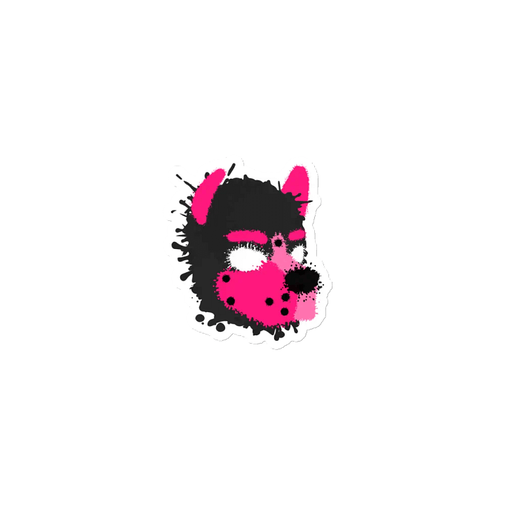 Pup Splatter Magnet - Hot Pink product image (2)