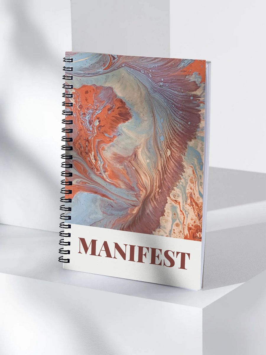 Manifest Paint Pour Spiral Notebook product image (4)