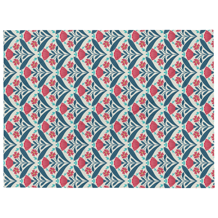 Cosmic Bloom Bunch Throw Blanket product image (1)