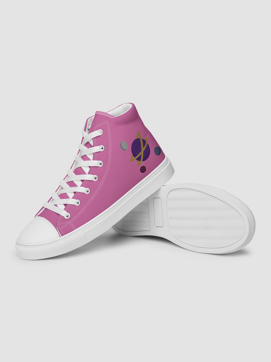 Women’s high top canvas shoes - Pink product image (4)