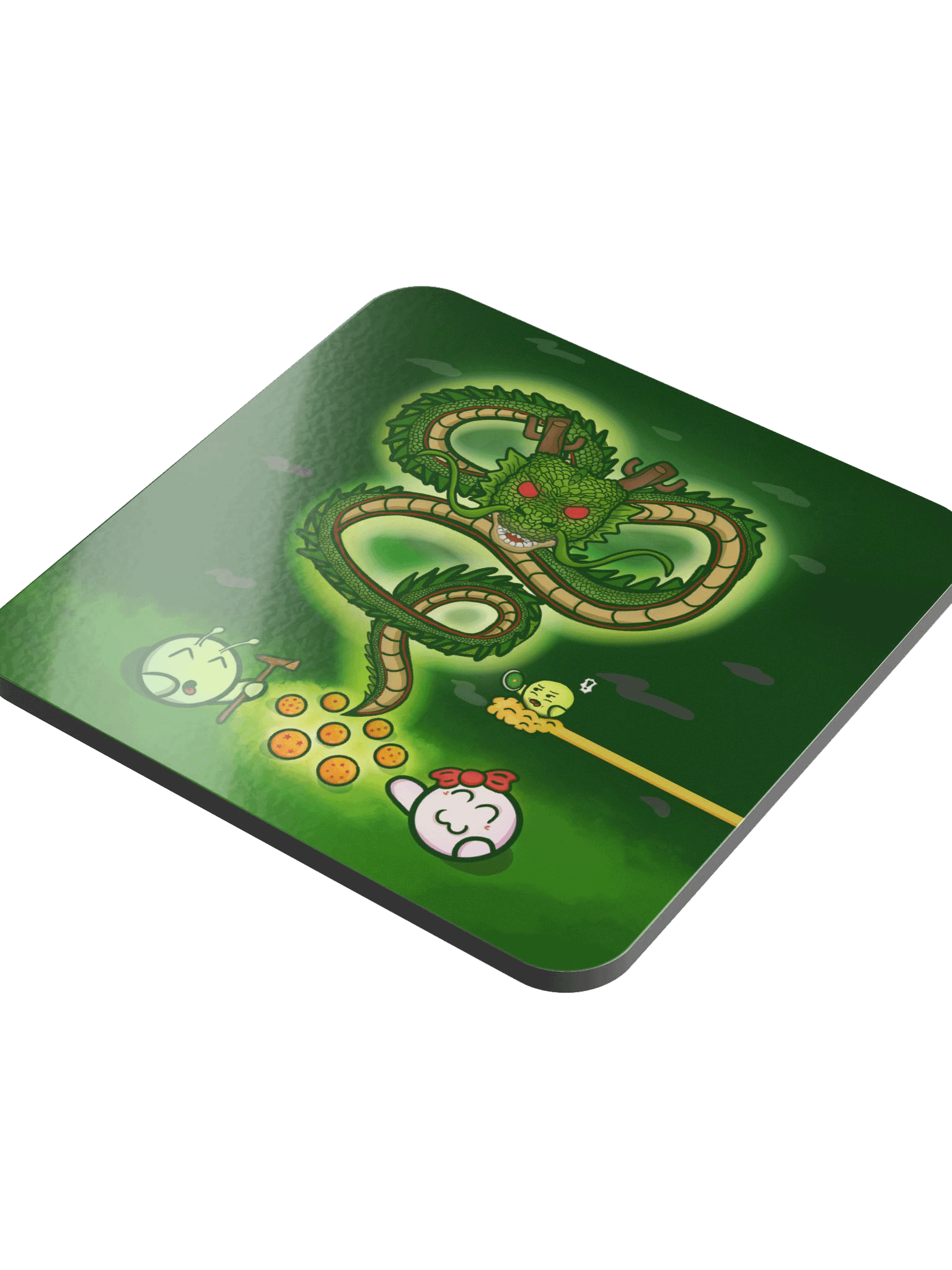 Dango Dragon Year - Glossed Cork Coaster product image (3)