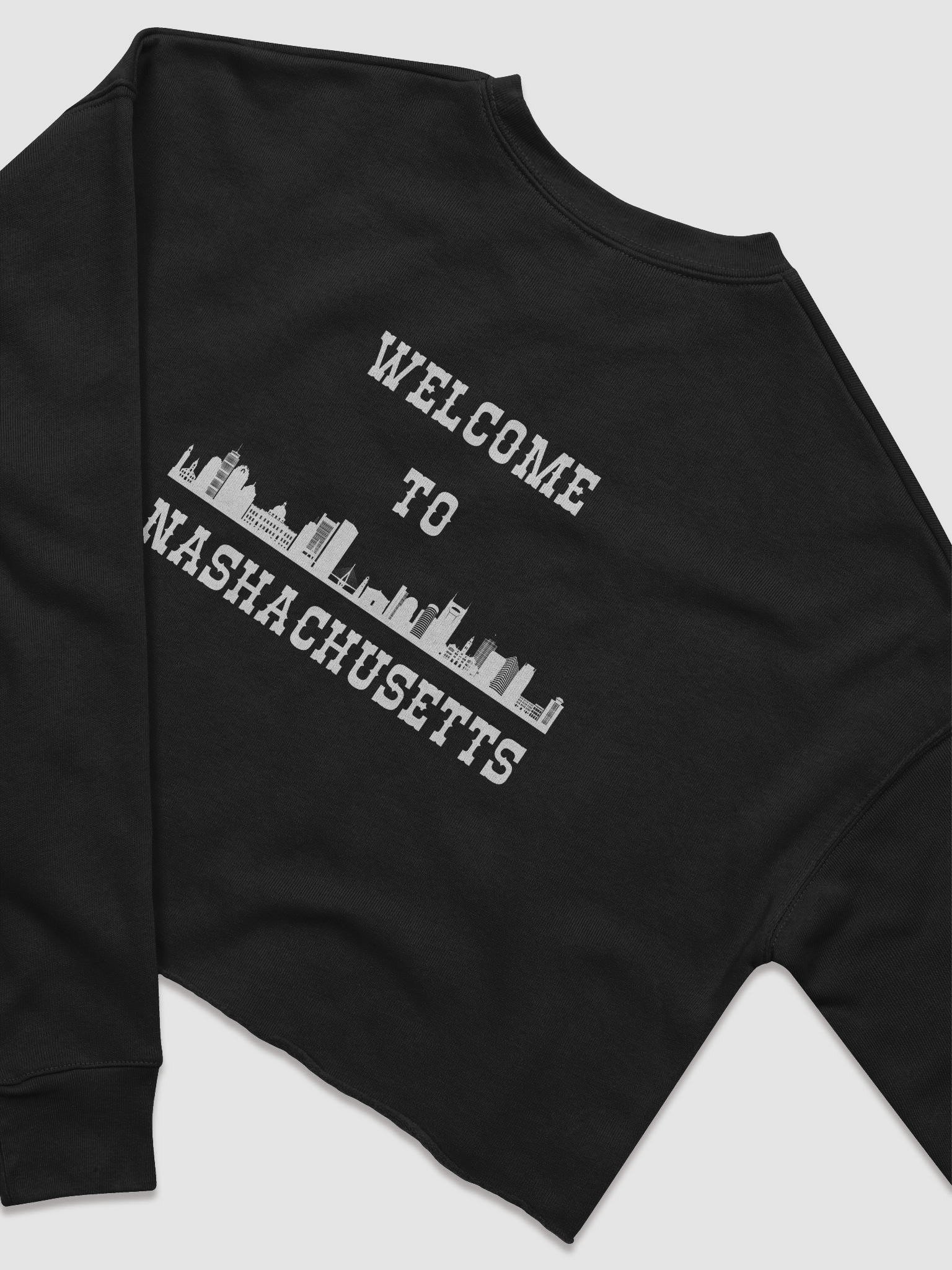 BnB Nash Crop Sweatshirt - White product image (4)