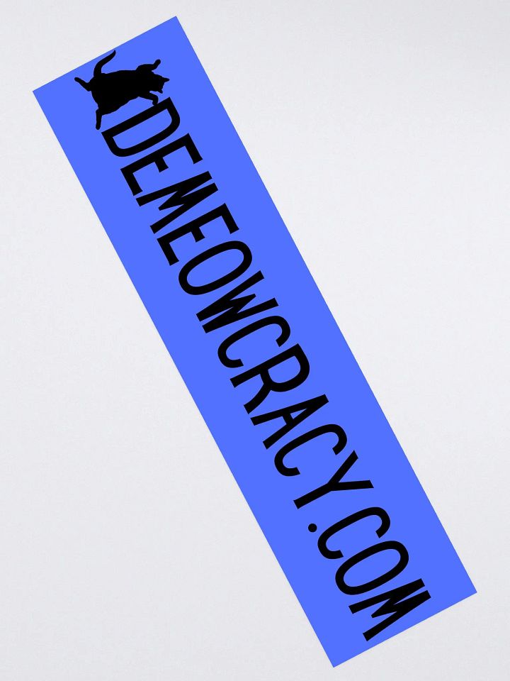 Black Dancing for DEMEOWCRACY Cat Bumper Stickers product image (2)