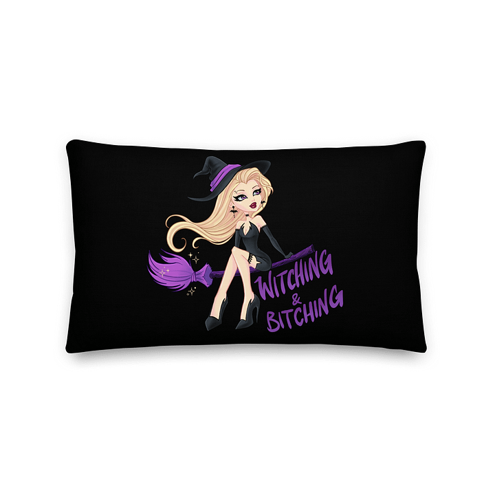 witching & bitching pillow product image (2)