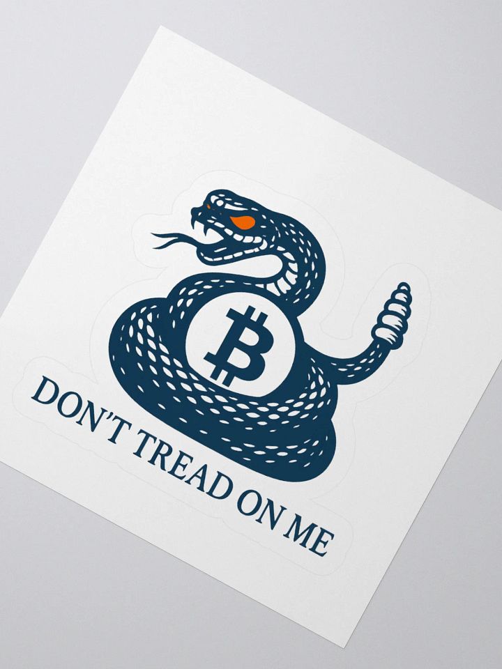 Don't Tread On Me sicker product image (3)