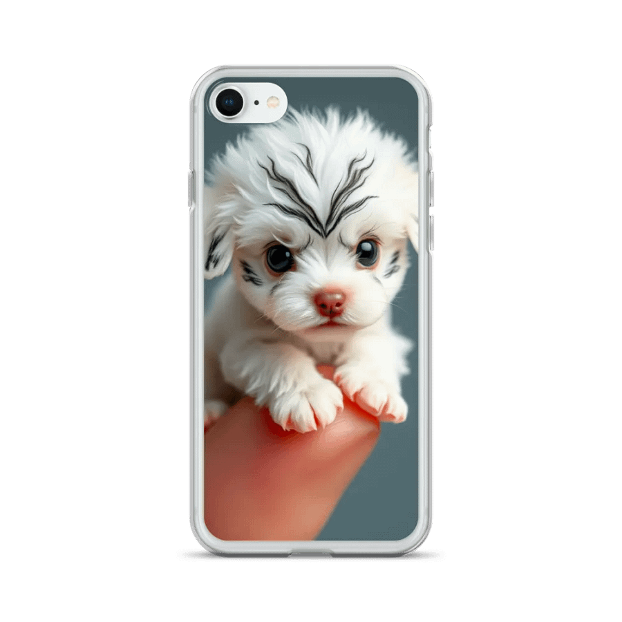 Tiny Puppy Love Clear iPhone® Case product image (24)
