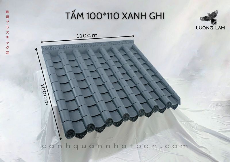 Japanese Style Plastic Tile Roof - 100*110cm