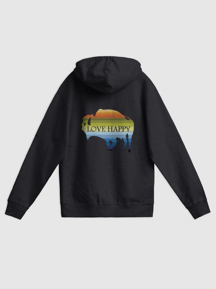 Love Happy Buffalo Zipped Fleece Hoodie product image (2)