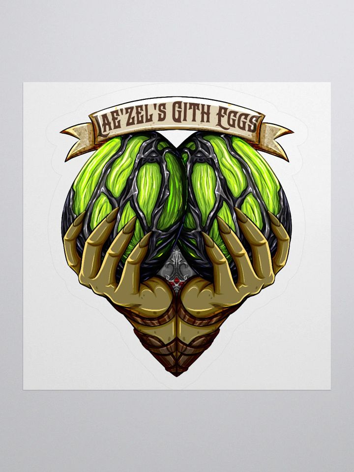 Lae'zel Gith Eggs Stickers product image (1)
